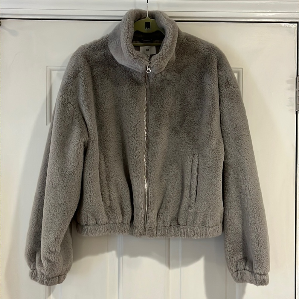 Nordstrom BP Faux Fur Bomber Jacket